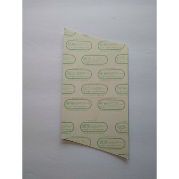 Huey Lewis And The News 1986 Backstage Pass Original Fore Tour Green After Show - Picture 4 of 4